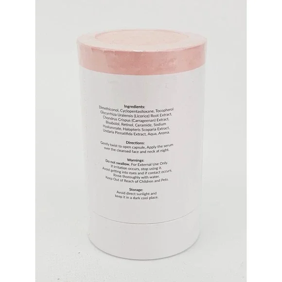 Qtamin Retinol Ceramide Night Serum Capsules Face Neck 30 Count BB6/25 - Picture 2 of 2